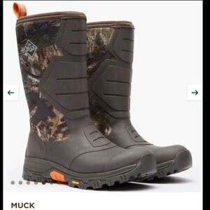 Muck Men's Artic Mossy Oak Camouflage Rain & Snow Boots Size 9 NEW IN THE BOX